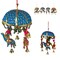 Elephant Umbrella Door Hanging Rajasthani Wall Window Feng Shui Hanging Handicraft Traditional Ethnic Latkan Toran with Tokri for Home Office Decor Decorative Ornament Party Decor